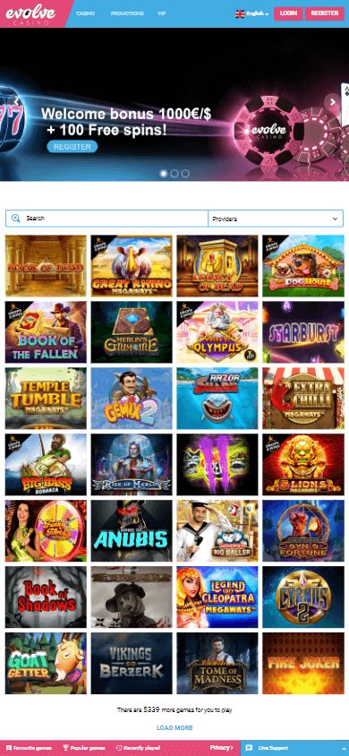 Découvrez les dernières innovations à Evolve Casino en Ligne de France.